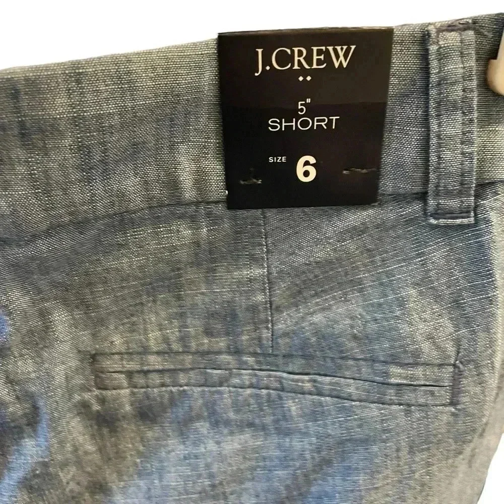 JCrew 5” Denim Short NWT Cotton